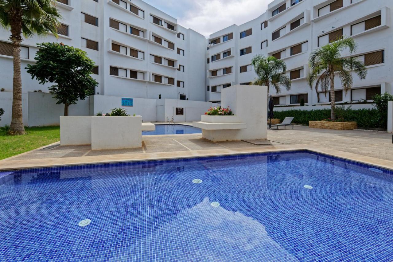 Luxury Apartment 100Sqm With Pool Near Beach Wifi Unlimited With Optical Fiber Agadir Eksteriør billede