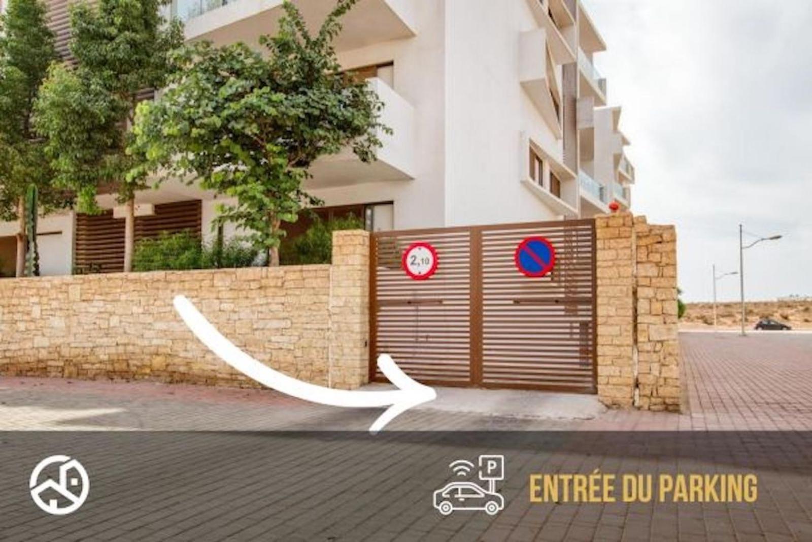 Luxury Apartment 100Sqm With Pool Near Beach Wifi Unlimited With Optical Fiber Agadir Eksteriør billede